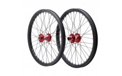 Roues 20" (406) Pride Wave Gloss black Pride 15mm rouge