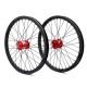 Roues 20" (406) Pride Wave Gloss grey Control rouge 10mm