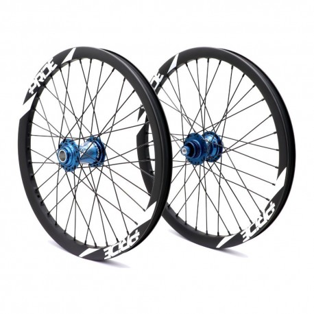 Roues 20" (406) Pride Wave matt white Control rouge 10mm