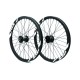 Roues 20" (406) Pride Wave matt white Control rouge 10mm