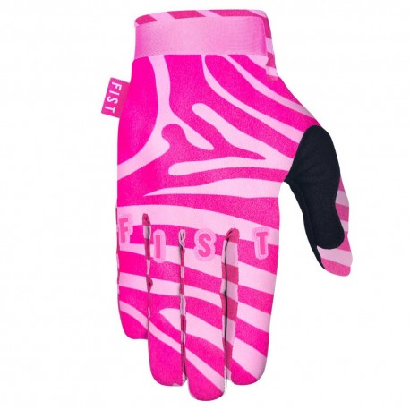 Gants Fist Enfant - Pink Zebra - Caroline BUCHANAN