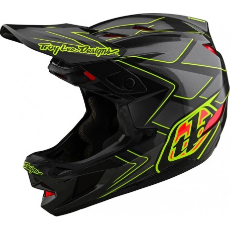 Casque Troy Lee D4 COMPOSITE HELMET GHOSTWING - GRAY